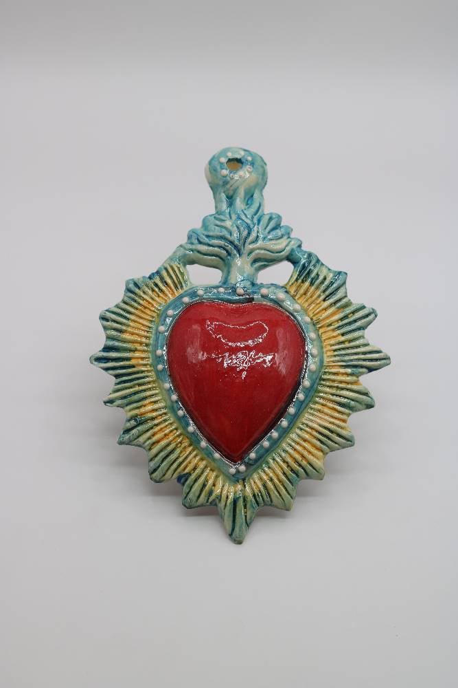 Handmade Sacred Heart Ex Votos from Provence - Cera d'Art French Artisan Home Decor
