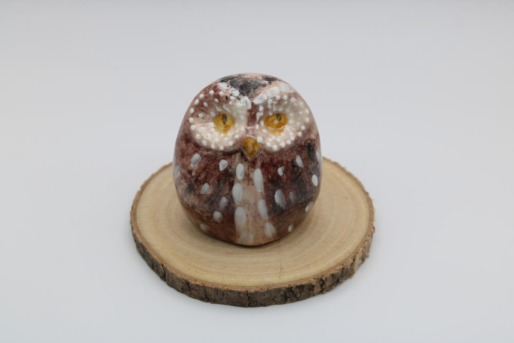 Handmade Ceramic Owl from Provence - Cera d'Art Artisan Decor
