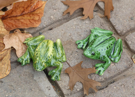 Handmade Ceramic Frogs from Provence - Cera d'Art Artisan Decor