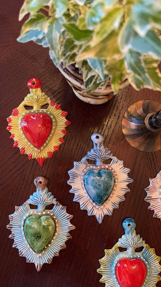 Handmade Sacred Heart Ex Votos from Provence - Cera d'Art French Artisan Home Decor