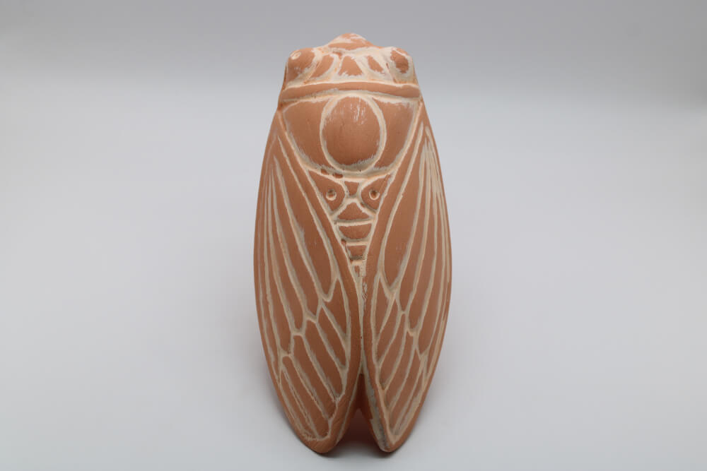 7.5" Handmade Ceramic Cicada Pocket Vases from Provence - Cera d'Art Home Decor