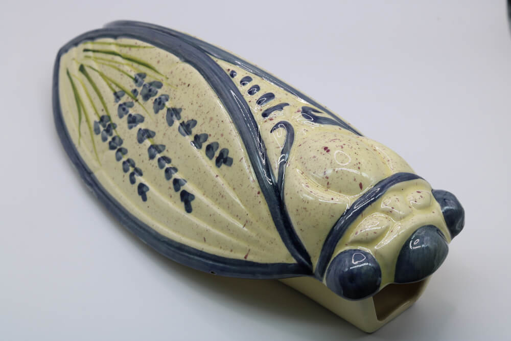 French Cicada Pocket Vase Large From Provence by Cera D'art Home and Garden Decor