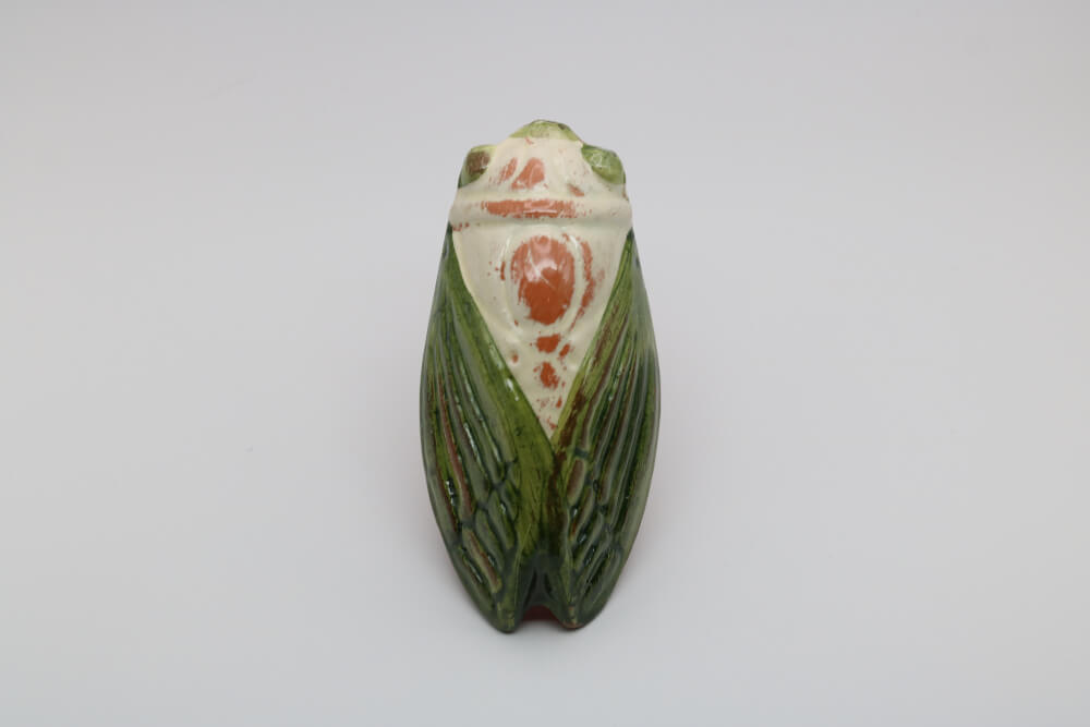 Handmade French Ceramic Cicada Wall Ornament from Provence - Cera d'Art Decor
