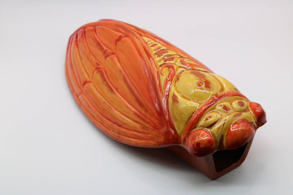 French Cicada Pocket Vase Large From Provence by Cera D'art Home and Garden Decor