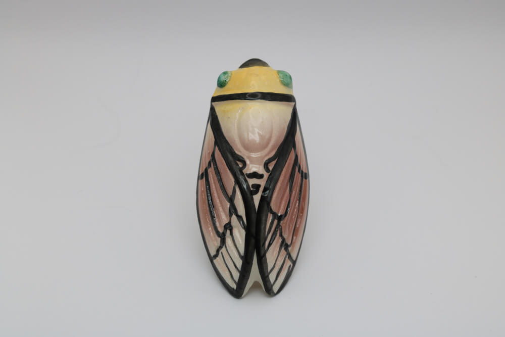Handmade French Ceramic Cicada Wall Ornament from Provence - Cera d'Art Decor