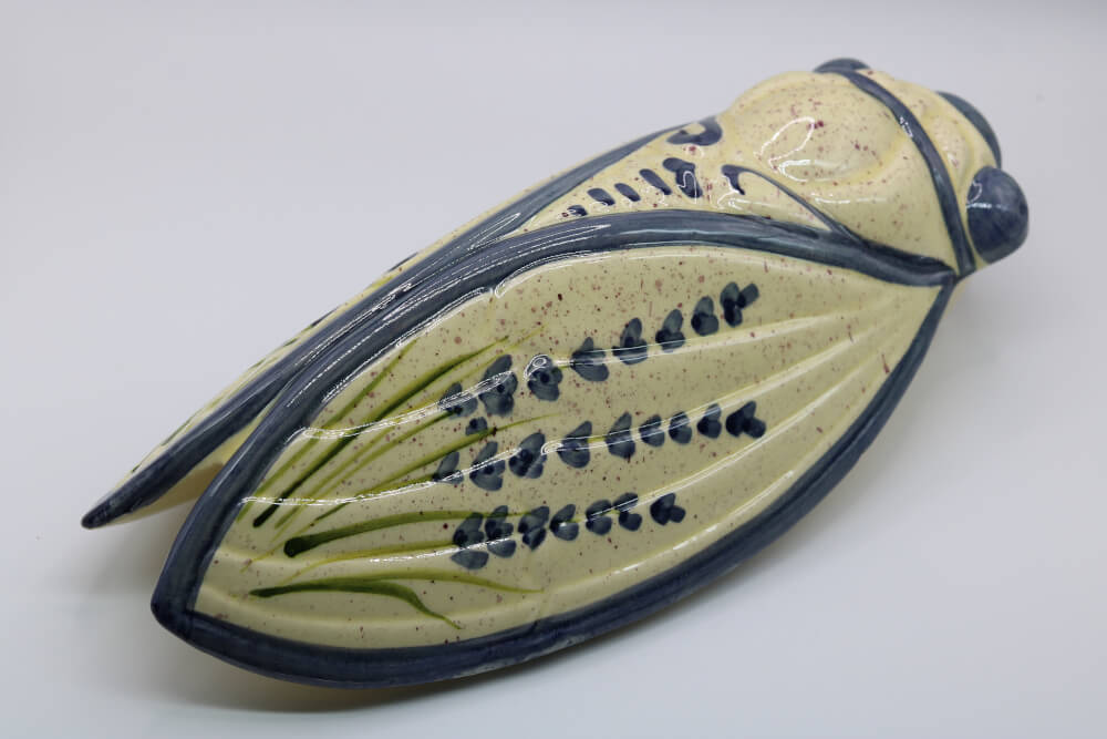 French Cicada Pocket Vase Large From Provence by Cera D'art Home and Garden Decor