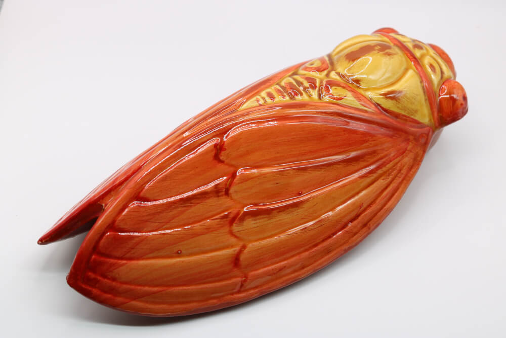 French Cicada Pocket Vase Large From Provence by Cera D'art Home and Garden Decor