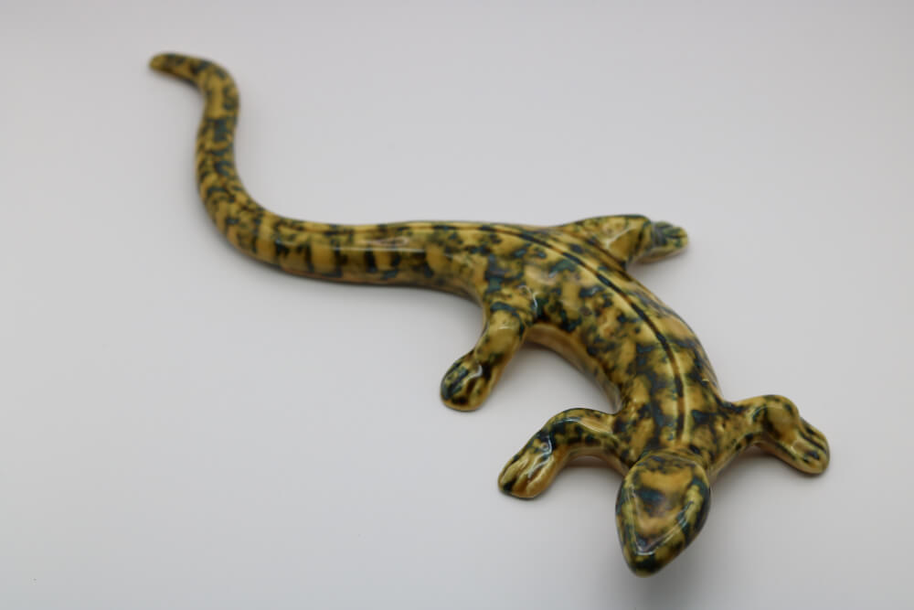 Handmade Ceramic Salamander from Provence – Cera d'Art French Artisan Wall Decor Home and Garden