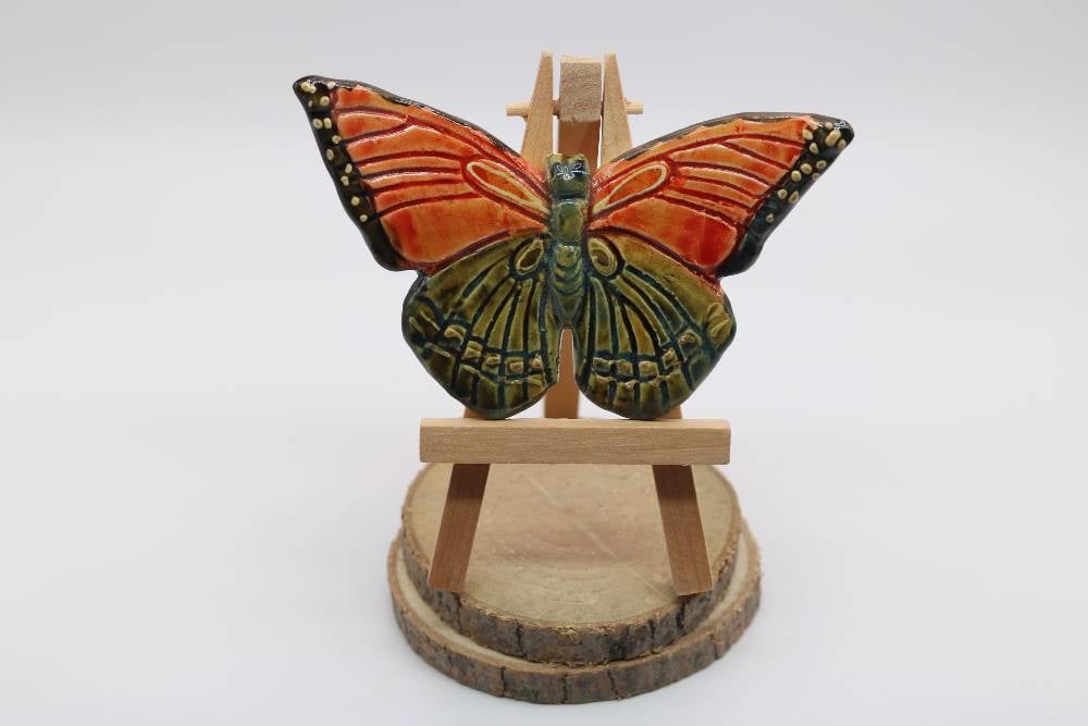 4" Handmade Ceramic Butterflies from Provence - Cera d'Art French Artisan Decor