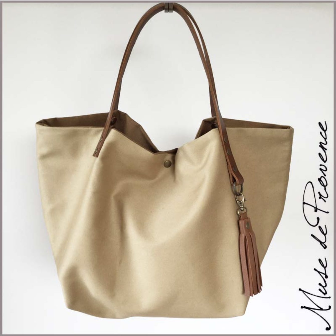 Reversible Tote Bag Camel Séance