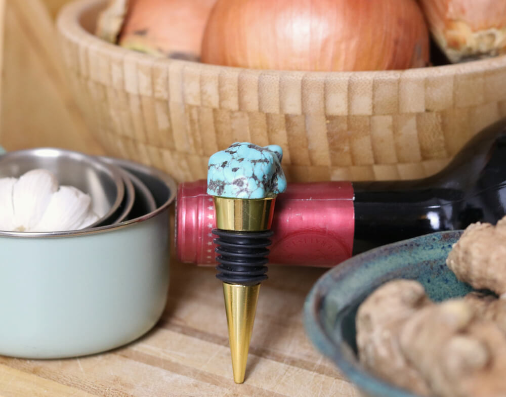 Table de Luxe Crystal Wine Stopper