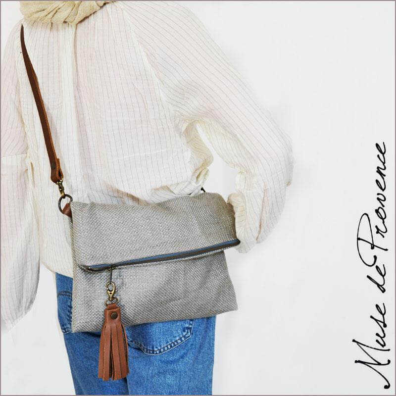 Shoulder Bag Linen Illusion