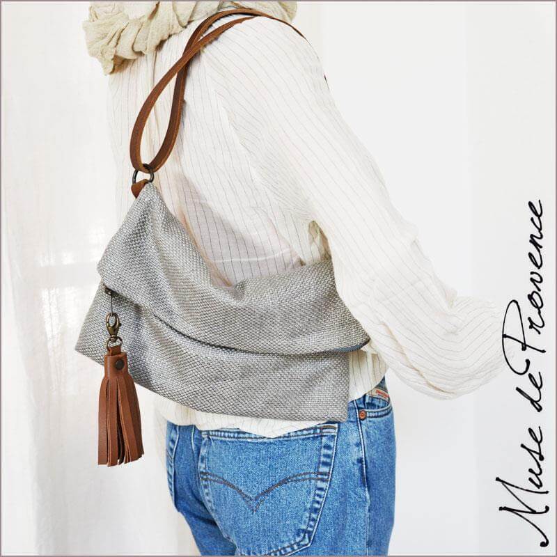 Shoulder Bag Linen Illusion