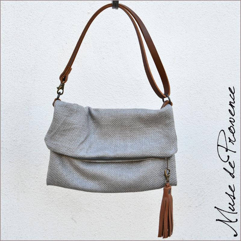 Shoulder Bag Linen Illusion