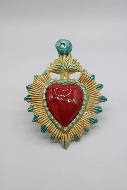 Handmade Sacred Heart Ex Votos from Provence - Cera d'Art French Artisan Home Decor