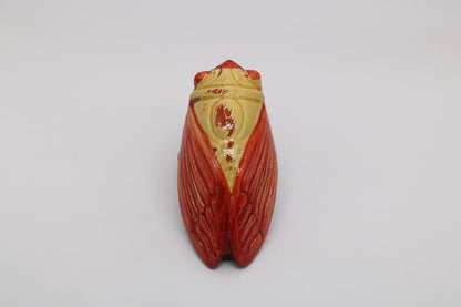 4.5" Handmade Ceramic Cicada Wall Ornaments from Provence - Cera d'Art Decor