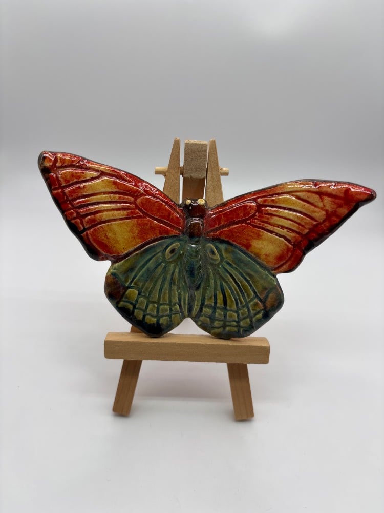 4" Handmade Ceramic Butterflies from Provence - Cera d'Art French Artisan Decor