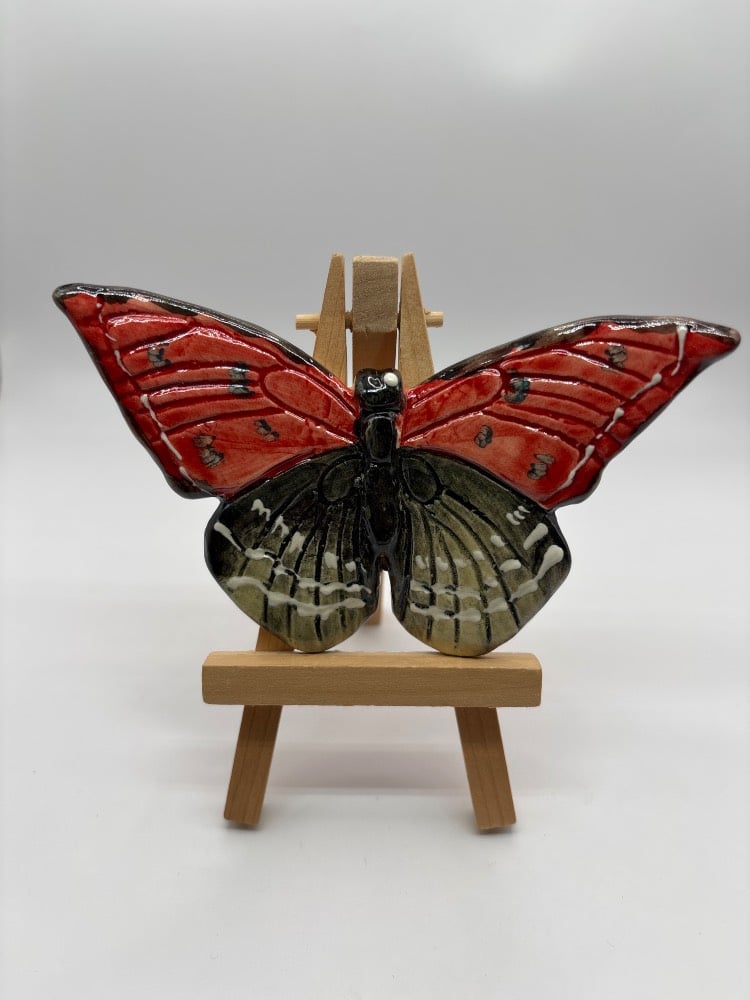 4" Handmade Ceramic Butterflies from Provence - Cera d'Art French Artisan Decor