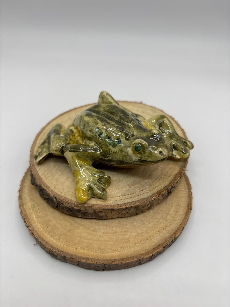 Handmade Ceramic Frog from Provence - Cera d'Art Artisan Decor
