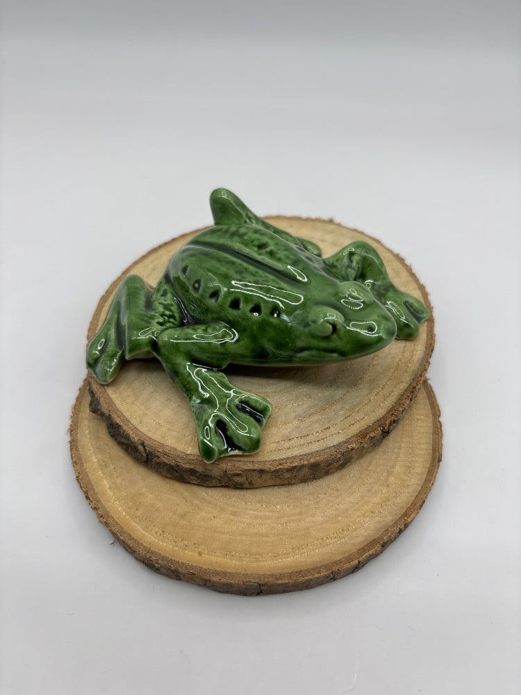 Handmade Ceramic Frog from Provence - Cera d'Art Artisan Decor