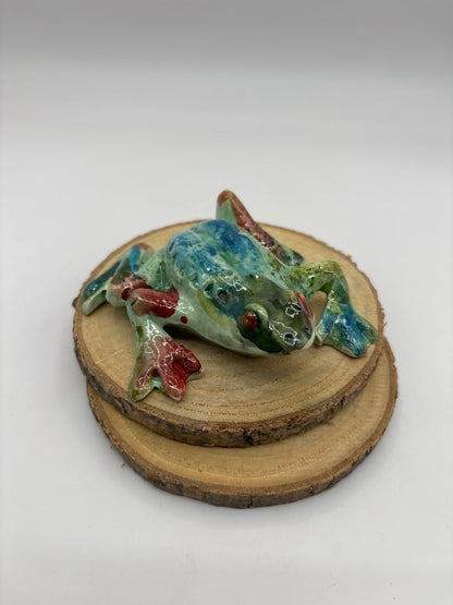 Handmade Ceramic Frog from Provence - Cera d'Art Artisan Decor