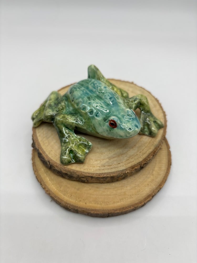 Handmade Ceramic Frog from Provence - Cera d'Art Artisan Decor