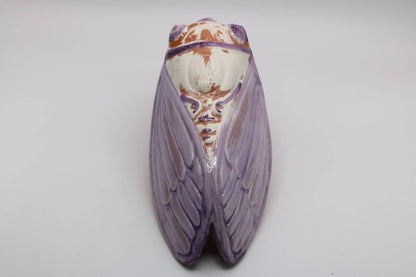 7.5" Handmade Ceramic Cicada Pocket Vases from Provence - Cera d'Art Home Decor