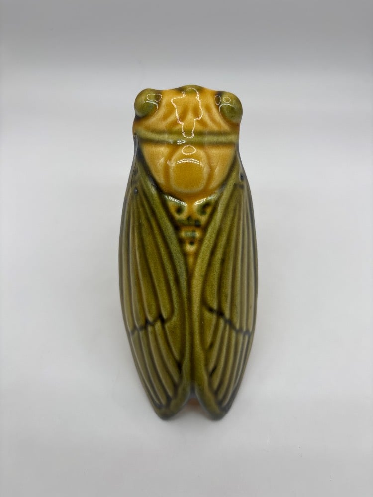 5.5" Handmade Ceramic Cicada Pocket Vases from Provence - Cera d'Art Decor