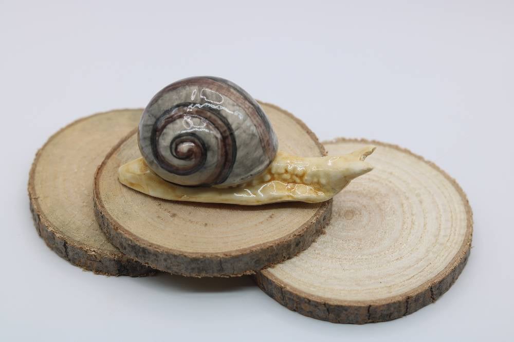 Handmade Ceramic Snails from Provence - Cera d'Art Whimsical Garden Decor