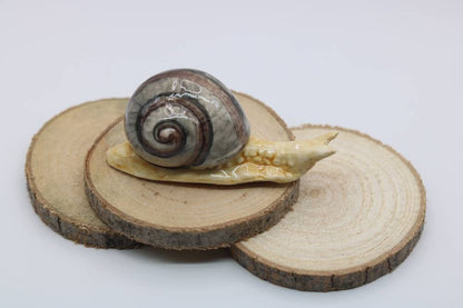 Handmade Ceramic Snails from Provence - Cera d'Art Whimsical Garden Decor