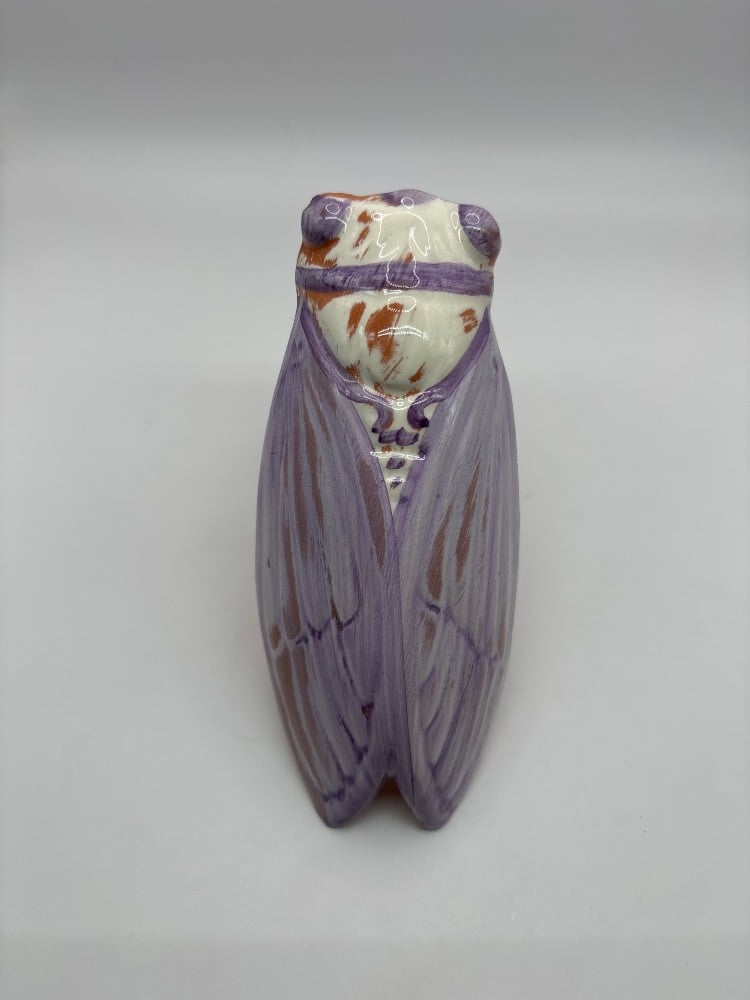 5.5" Handmade Ceramic Cicada Pocket Vases from Provence - Cera d'Art Decor
