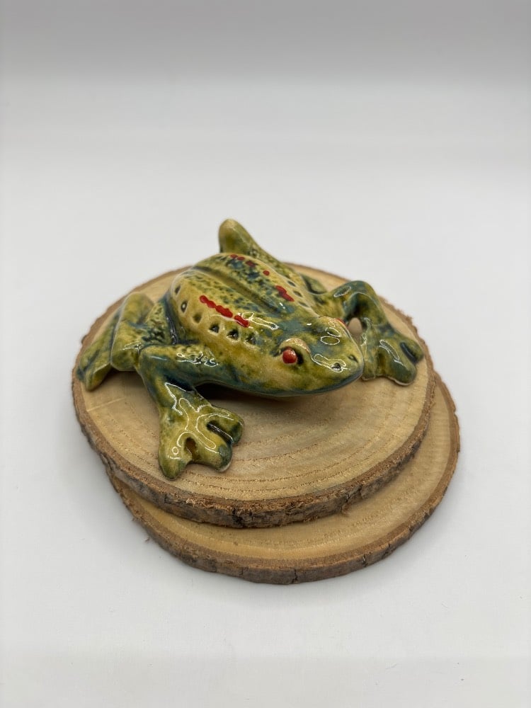 Handmade Ceramic Frog from Provence - Cera d'Art Artisan Decor