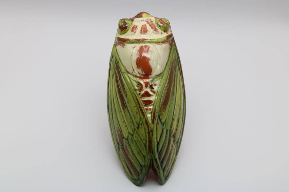 7.5" Handmade Ceramic Cicada Pocket Vases from Provence - Cera d'Art Home Decor