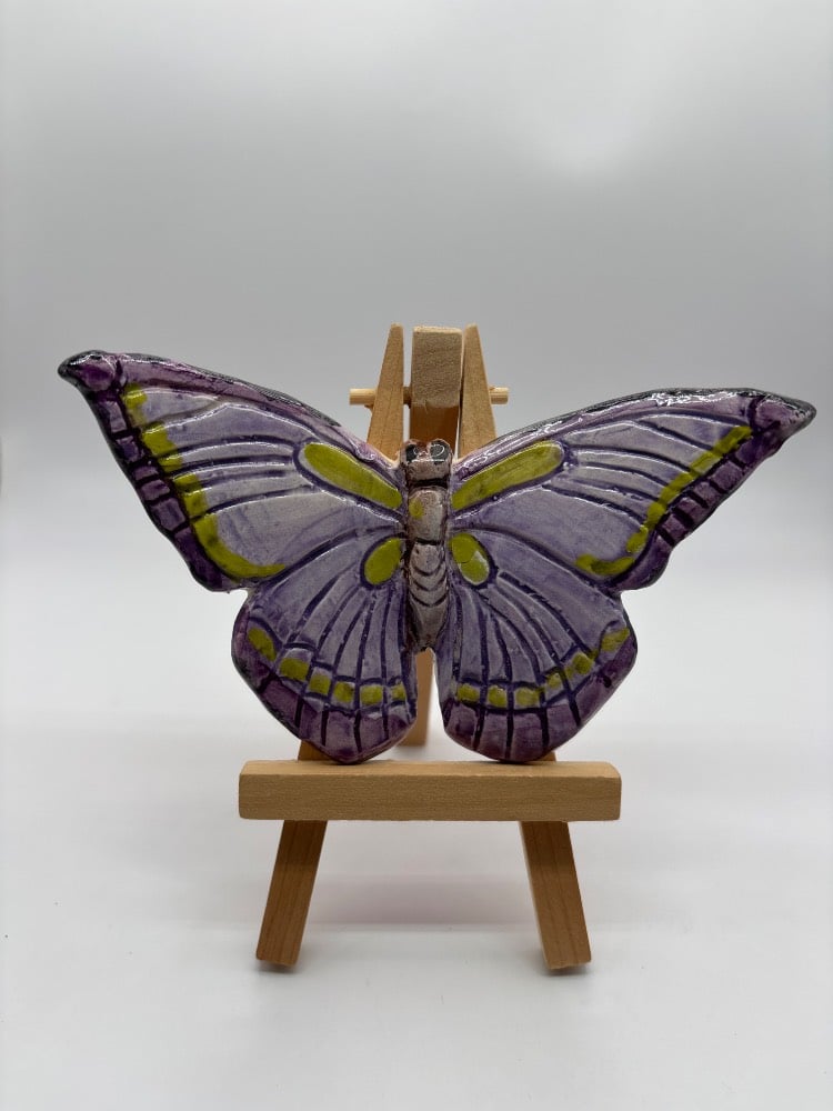 4" Handmade Ceramic Butterflies from Provence - Cera d'Art French Artisan Decor