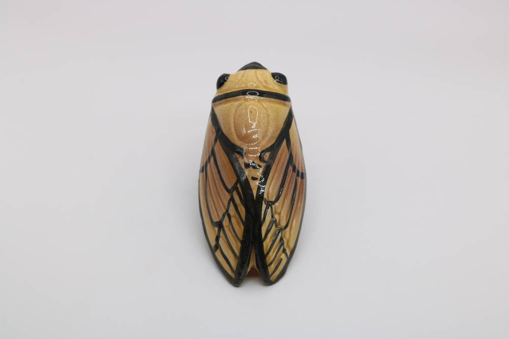 4.5" Handmade Ceramic Cicada Wall Ornaments from Provence - Cera d'Art Decor