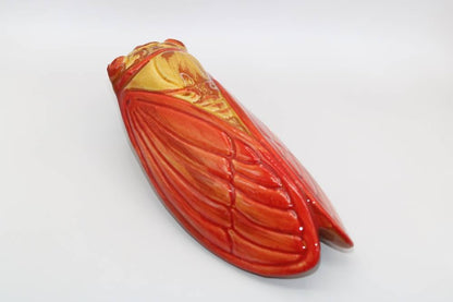 8.5" Handmade Ceramic Cicada Pocket Vases from Provence - Cera d'Art Decor