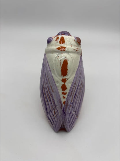4.5" Handmade Ceramic Cicada Wall Ornaments from Provence - Cera d'Art Decor