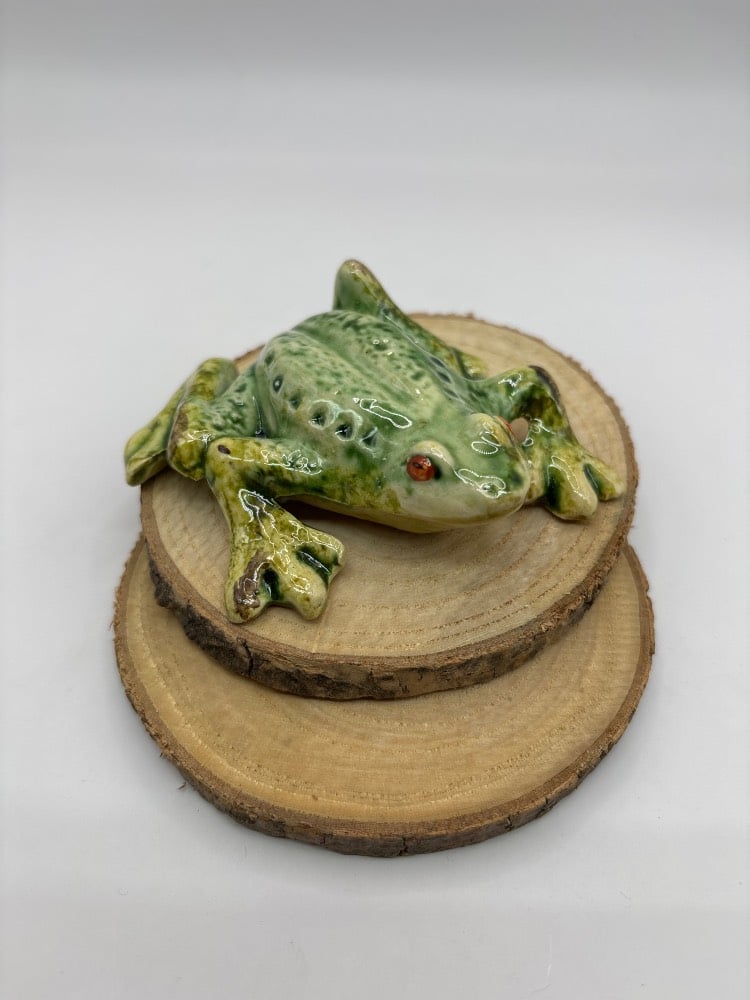 Handmade Ceramic Frog from Provence - Cera d'Art Artisan Decor