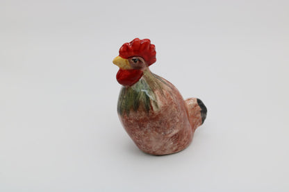 Brown Handmade Ceramic Roosters from Provence - Cera d'Art Decor