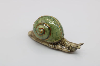 Handmade Ceramic Snails from Provence - Cera d'Art Whimsical Garden Decor Escargot