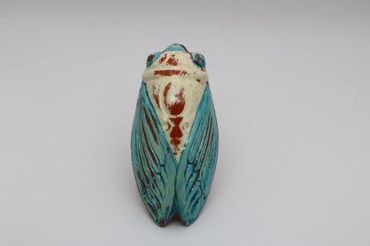 4.5" Handmade Ceramic Cicada Wall Ornaments from Provence - Cera d'Art Decor