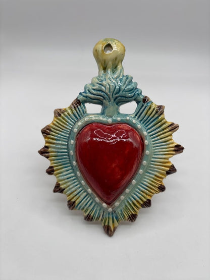 Handmade Sacred Heart Ex Votos from Provence - Cera d'Art French Artisan Home Decor