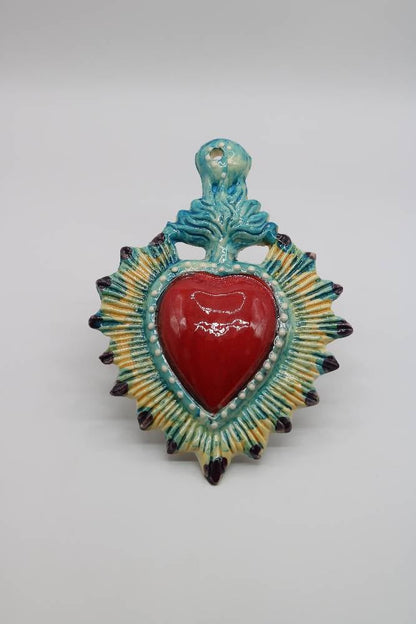 Handmade Sacred Heart Ex Votos from Provence - Cera d'Art French Artisan Home Decor