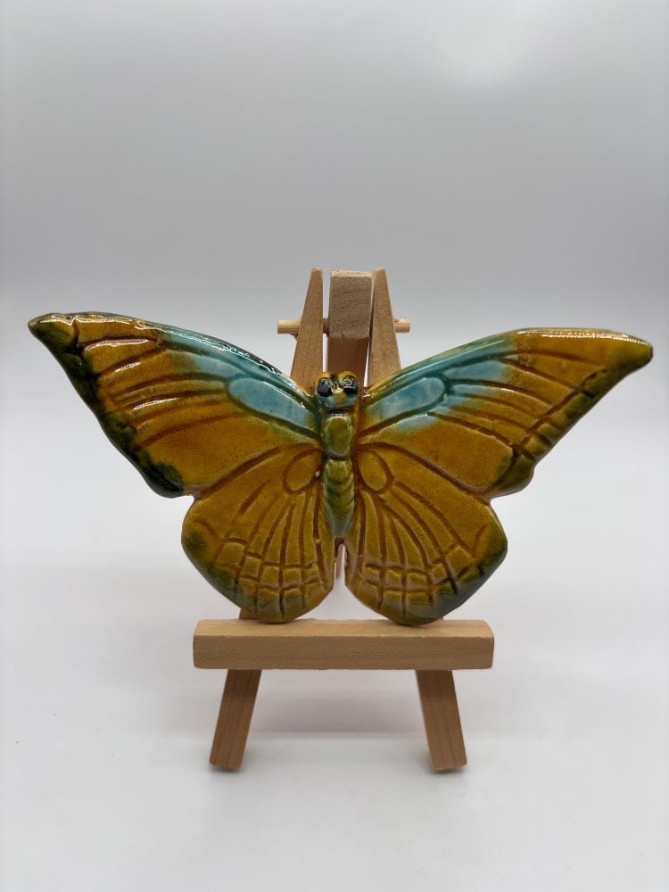 4" Handmade Ceramic Butterflies from Provence - Cera d'Art French Artisan Decor