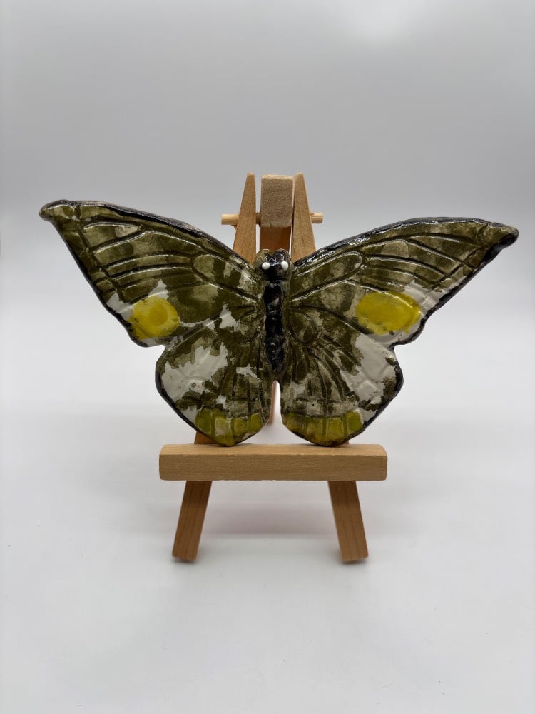 4" Handmade Ceramic Butterflies from Provence - Cera d'Art French Artisan Decor