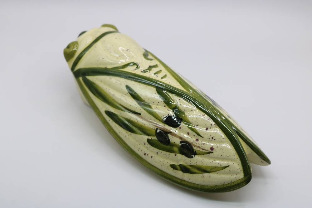8.5" Handmade Ceramic Cicada Pocket Vases from Provence - Cera d'Art Decor