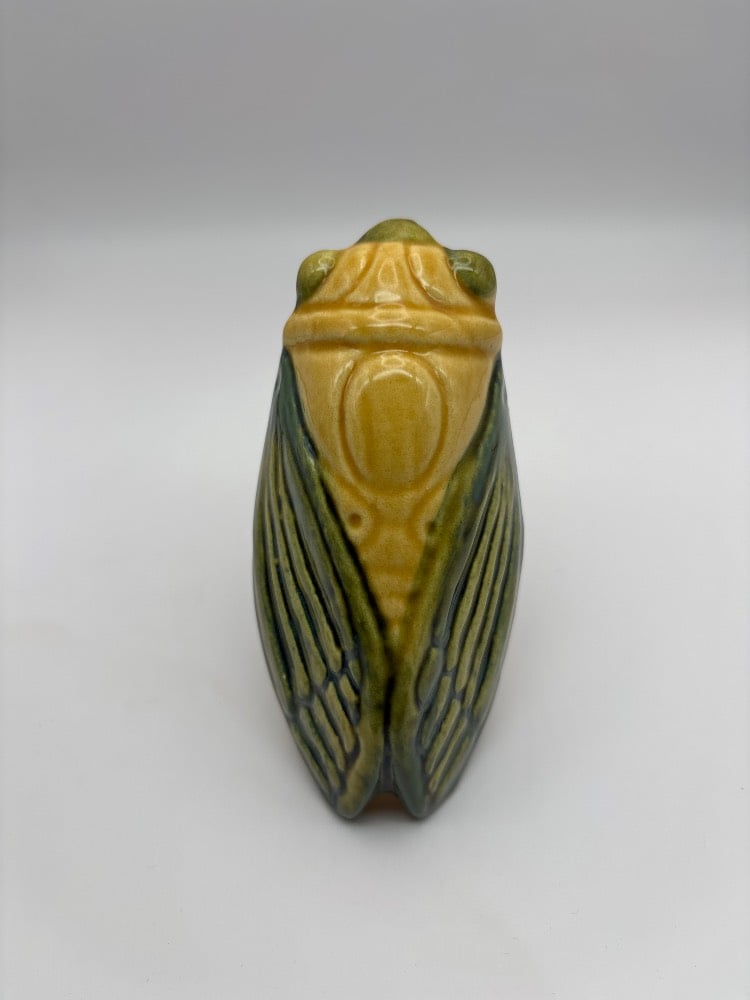 4.5" Handmade Ceramic Cicada Wall Ornaments from Provence - Cera d'Art Decor