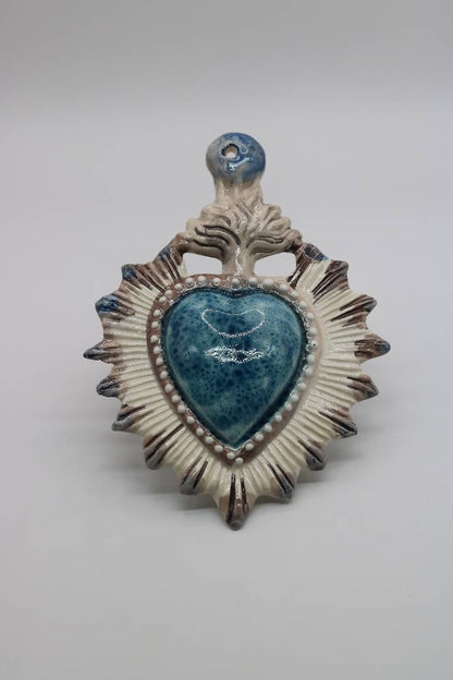 Handmade Sacred Heart Ex Votos from Provence - Cera d'Art French Artisan Home Decor