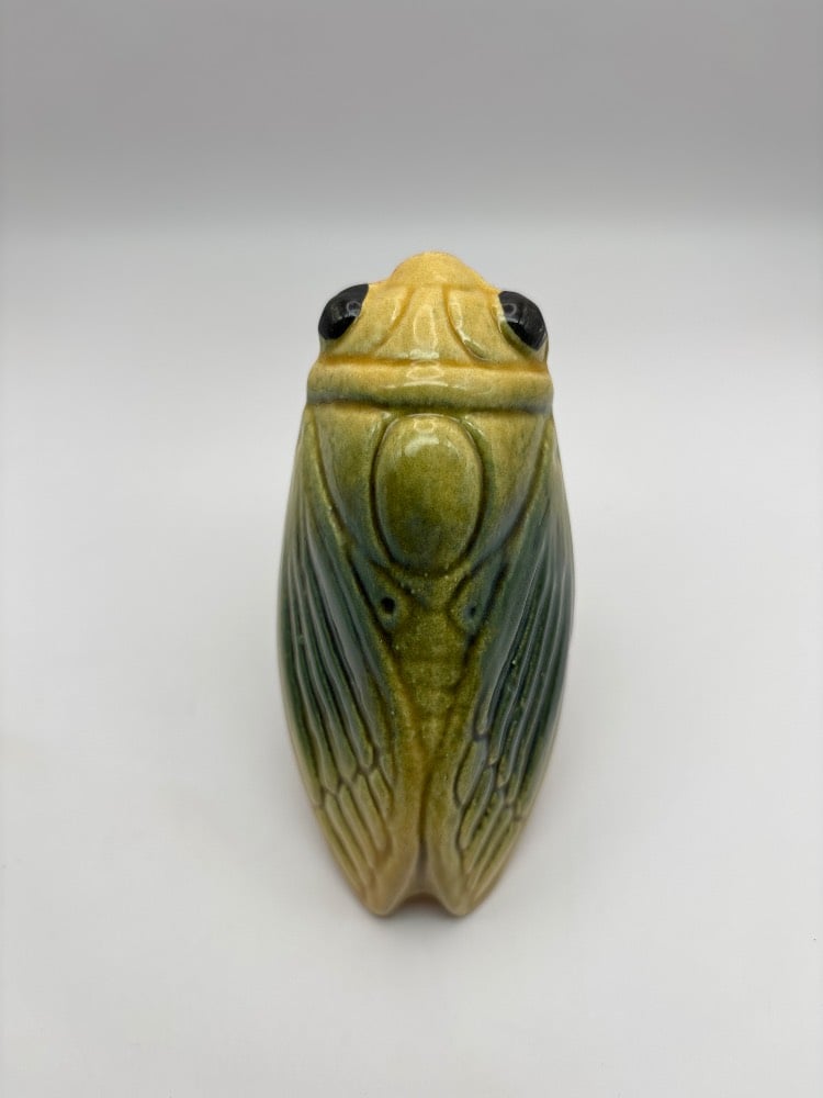 4.5" Handmade Ceramic Cicada Wall Ornaments from Provence - Cera d'Art Decor