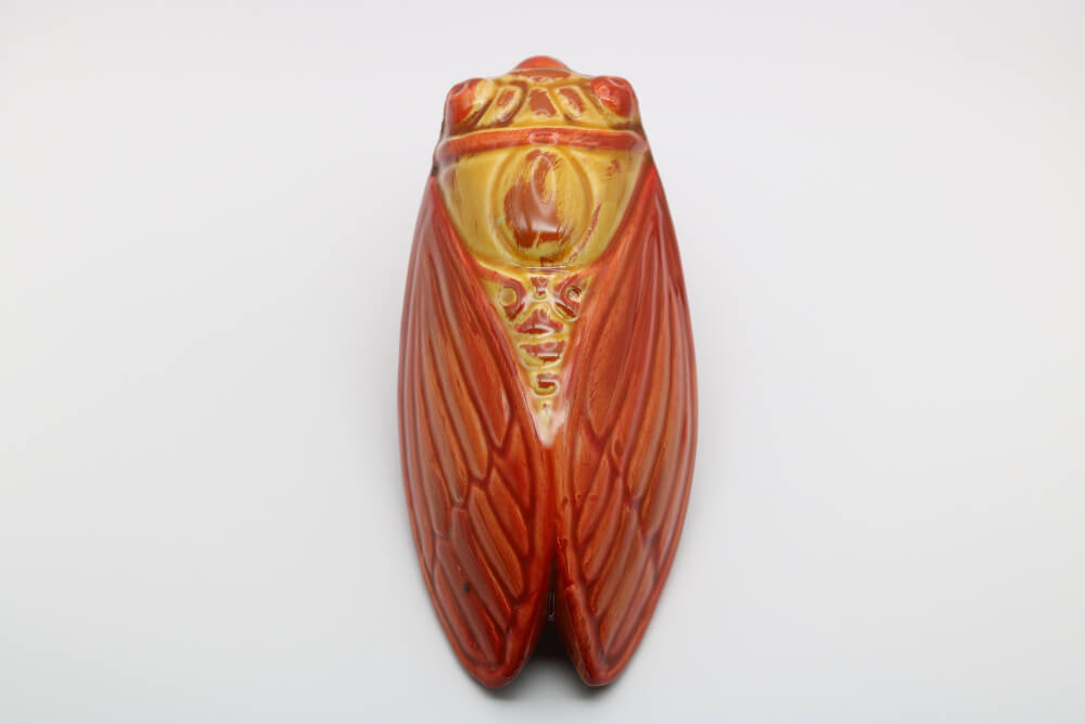 7.5" Handmade Ceramic Cicada Pocket Vases from Provence - Cera d'Art Home Decor